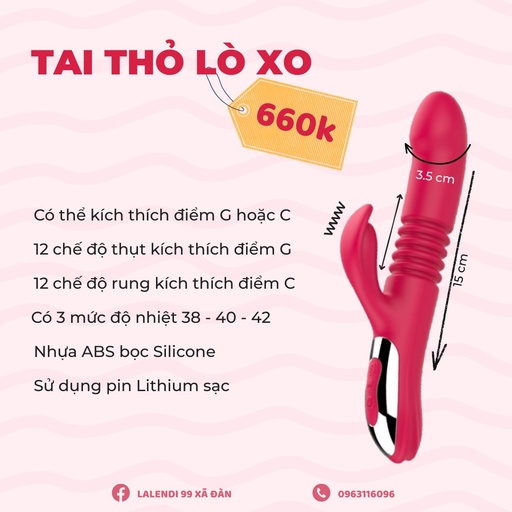 Tai Thỏ Lò Xo